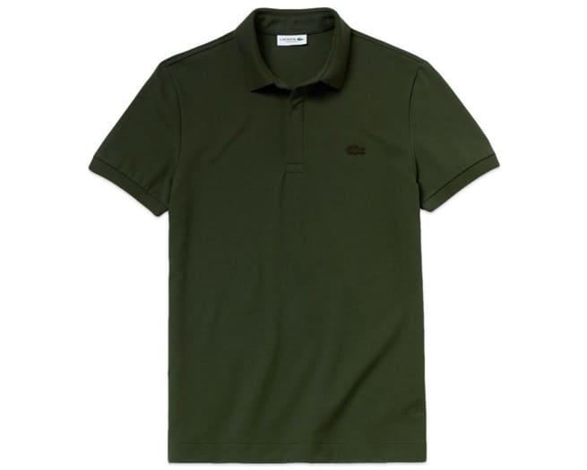 Olive green lacoste shop shirt
