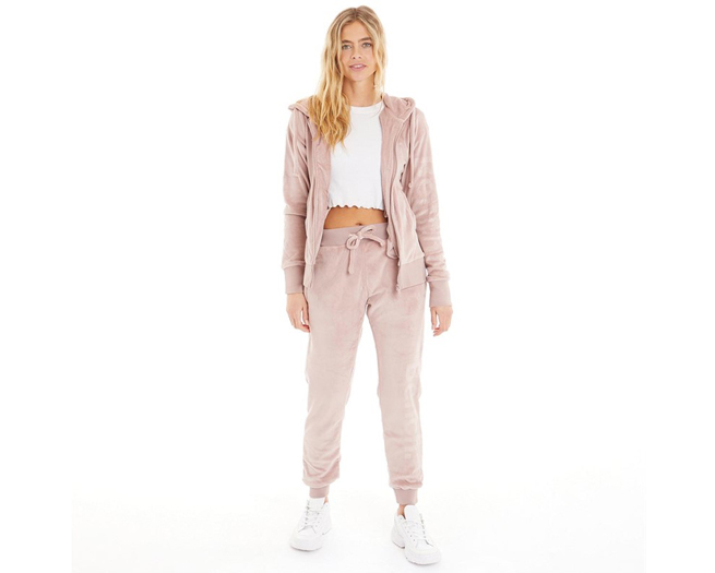 Bench Tracksuit Womens Dusky Pink