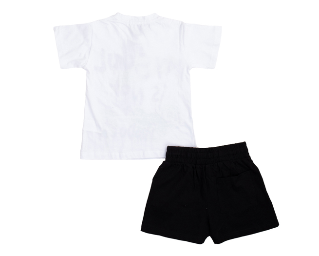 Attic 21 Co-ords Boys White Black