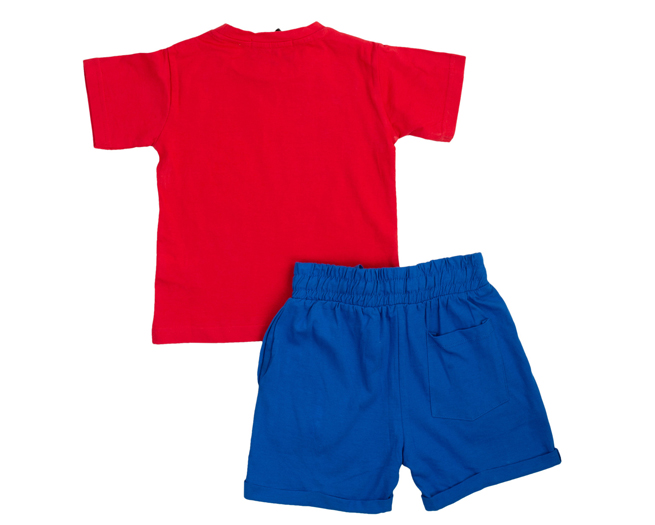 Attic 21 Co-ords Boys Red Blue