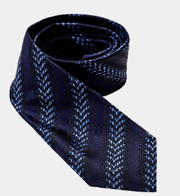 Ermenegildo Zegna Tie Mens Navy Blue