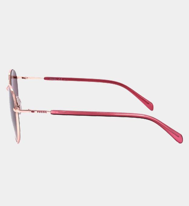 Fossil Sunglasses Mens Red Gold
