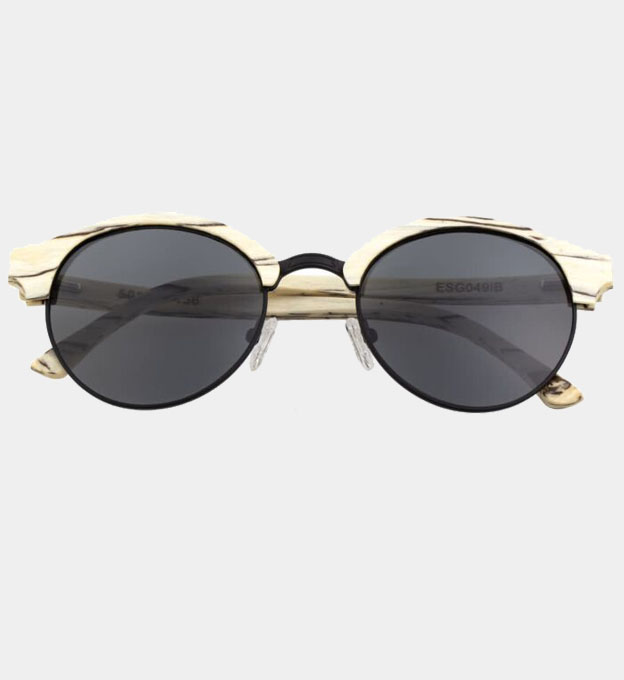 Earth Sunglasses Unisex Black Beige