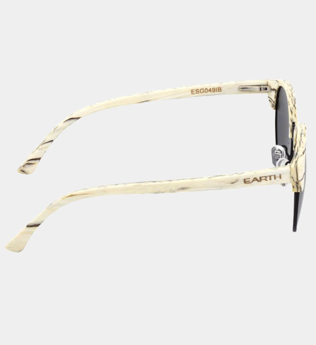Earth Sunglasses Unisex Black Beige