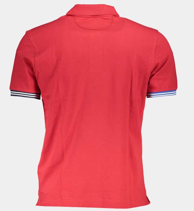LA Martina Polo Shirt Mens Red