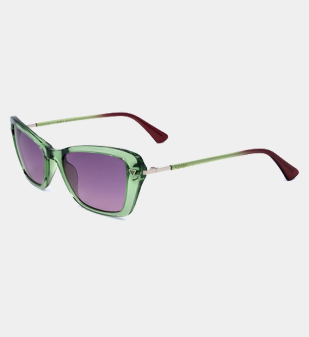 Guess Sunglasses Womens Shiny Light Green