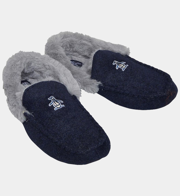 Original Penguin Mens Gray Slippers Microsuede Venetian Moccasin Size 8  *NIB | eBay