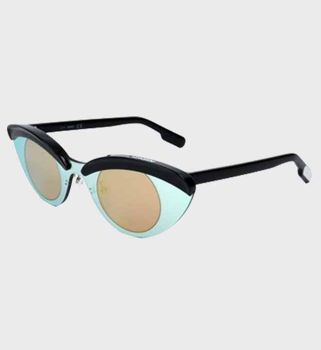 Kenzo Sunglasses Womens Shiny Black