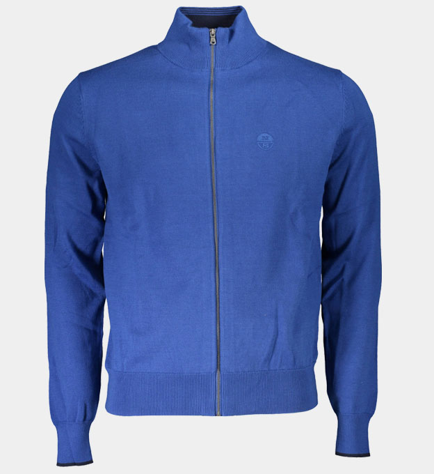 North Sails Cardigan Mens Royal Blue