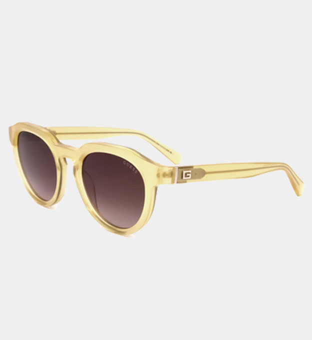 Guess Sunglasses Mens Shiny Yellow