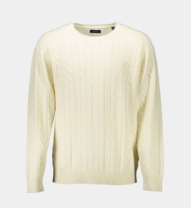 GANT Sweater Mens White