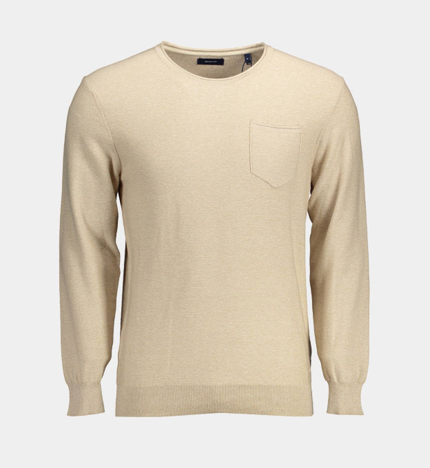 GANT Sweater Mens Beige