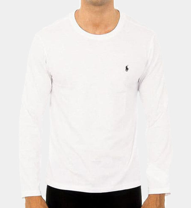 Ralph Lauren Long Sleeve T-shirt Mens White
