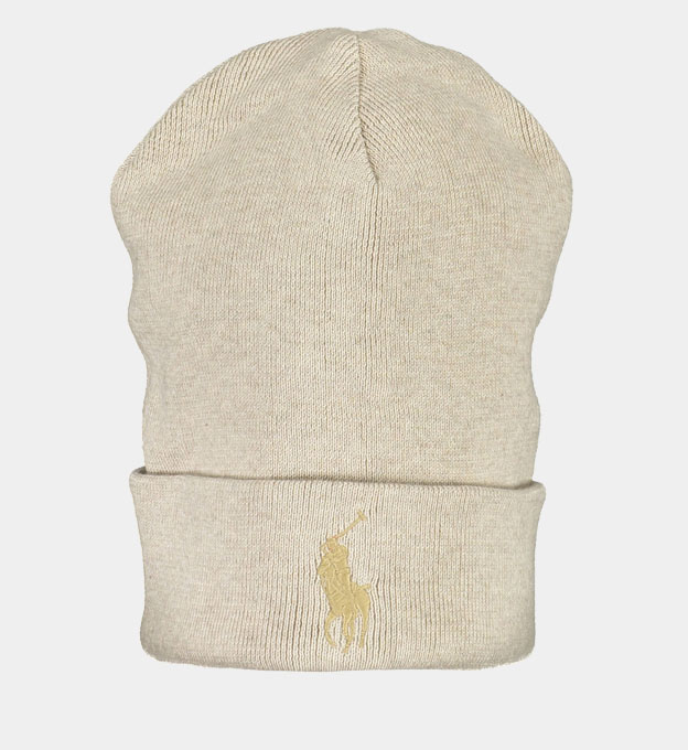 Ralph Lauren Beanie Mens Beige