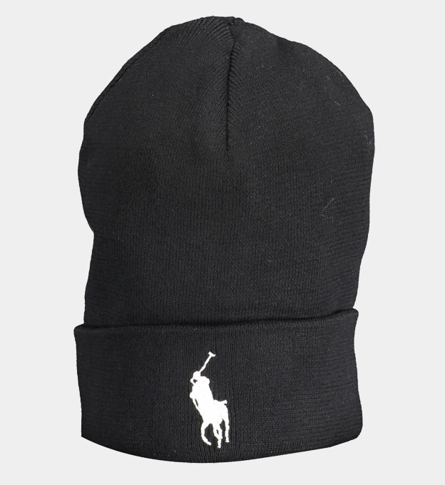 Ralph Lauren Beanie Mens Black