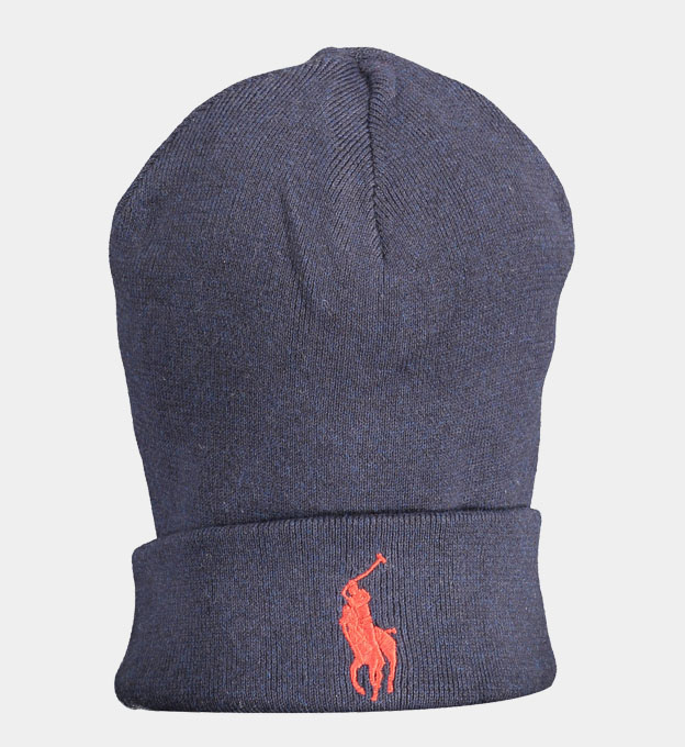 Ralph Lauren Beanie Mens Blue