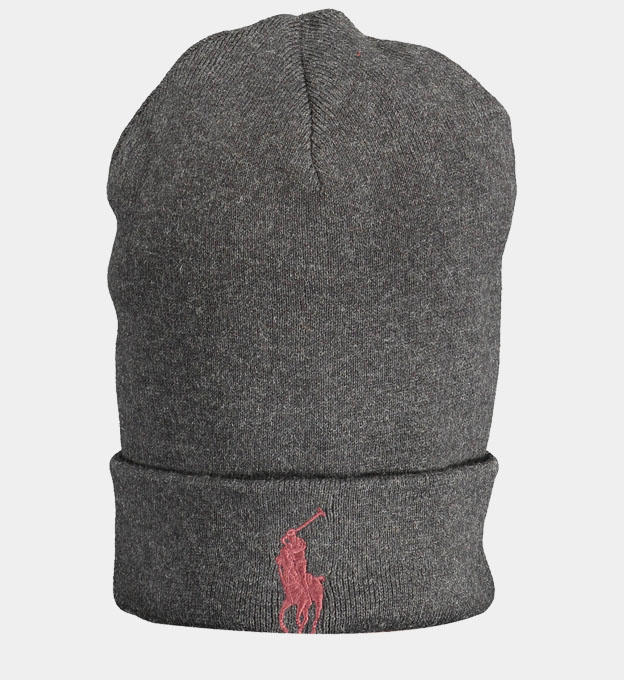 Ralph Lauren Beanie Mens Grey