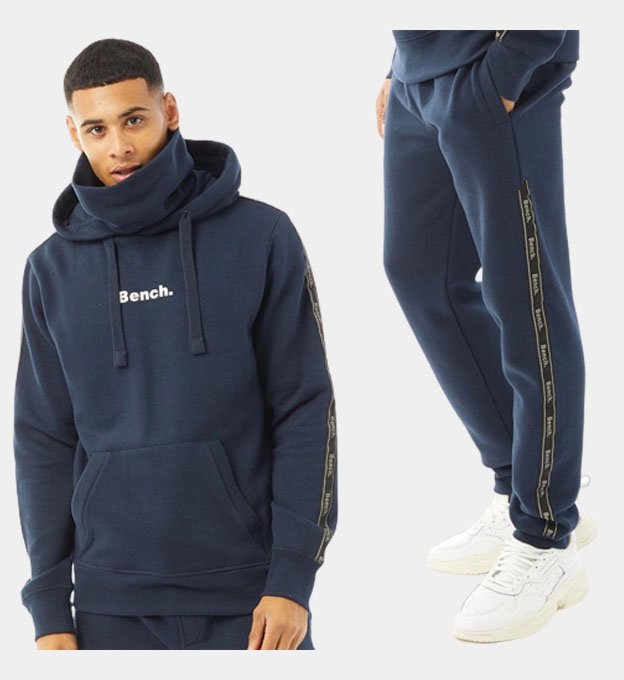 Bench Tracksuit Mens Dark Navy