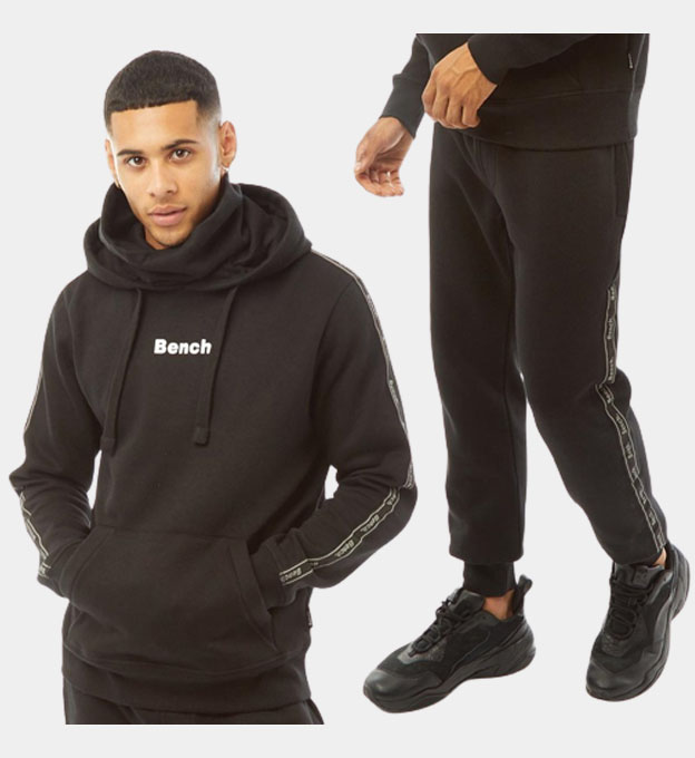Bench Tracksuit Mens Black
