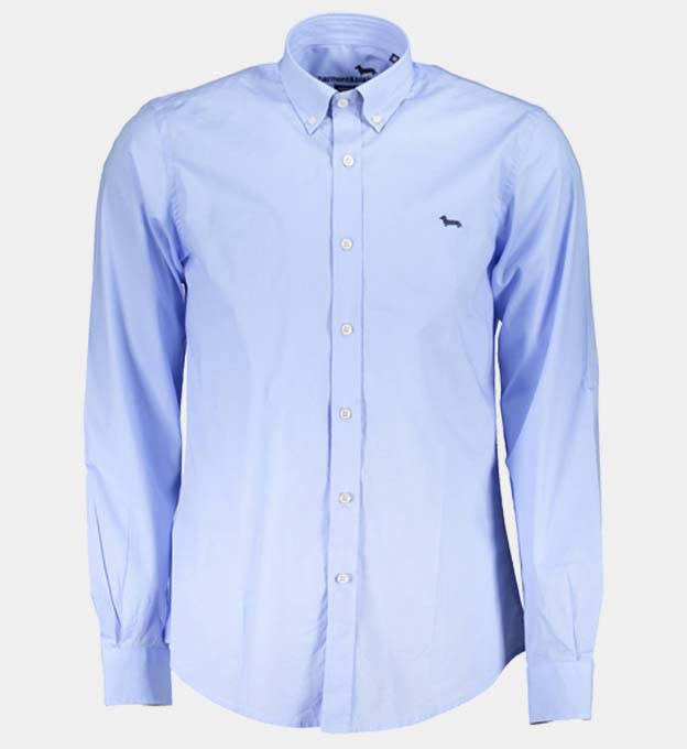 Harmont & Blaine Shirt Mens Sky Blue