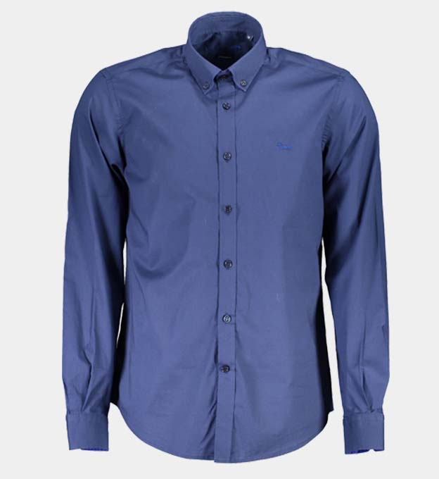 Harmont & Blaine Shirt Mens Navy Blue