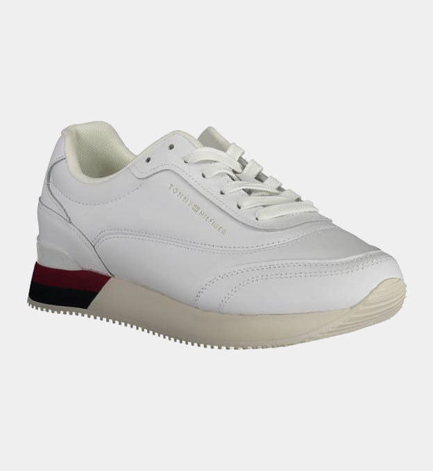 Tommy Hilfiger Sneakers Mens White Red