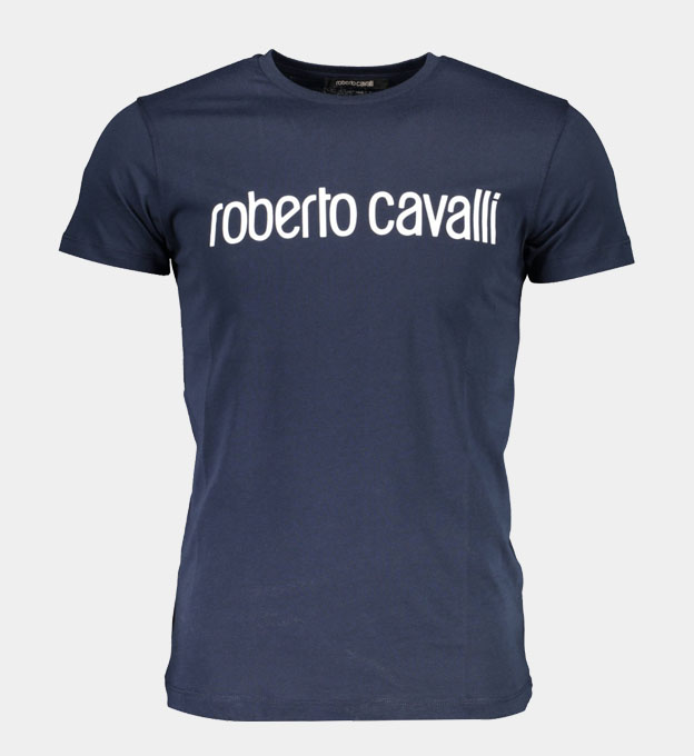 Roberto Cavalli T-shirt Mens Light Blue