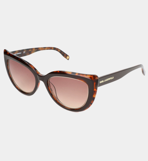 Karl Lagerfeld Sunglasses Womens Brown Havana