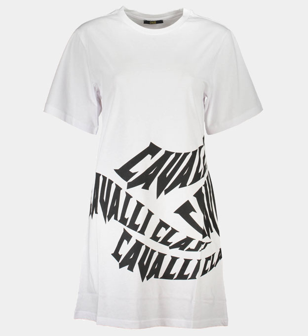 Cavalli Class Dress Womens White