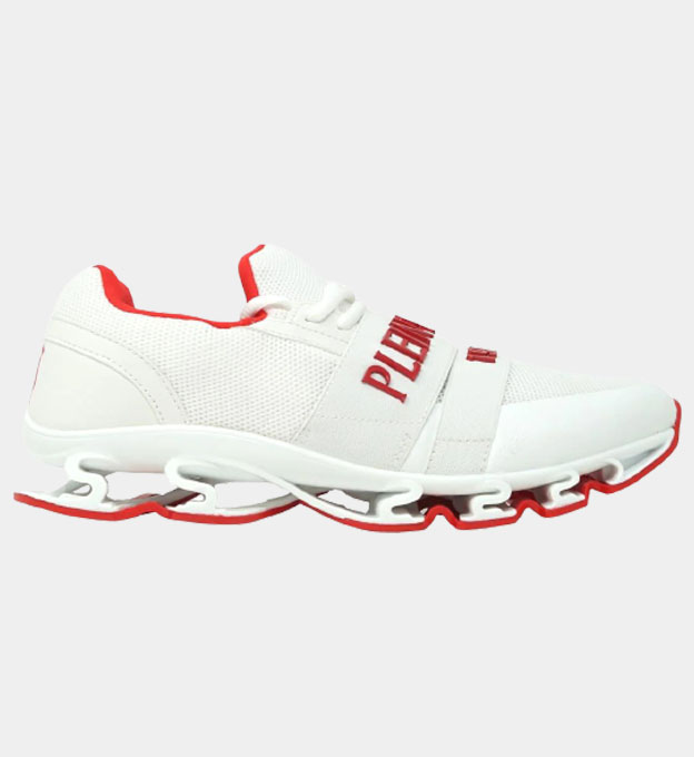 Philipp Plein Sport Sneakers Mens White Red