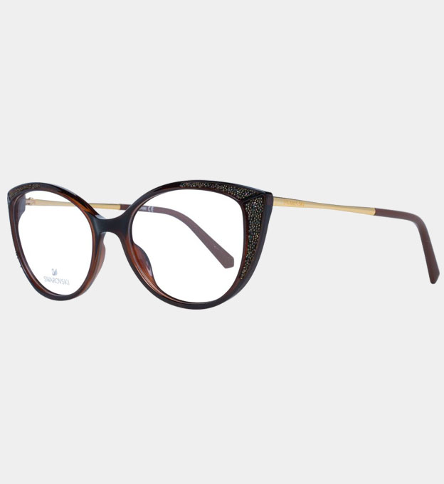 Swarovski Optical Frames Womens Dark Brown