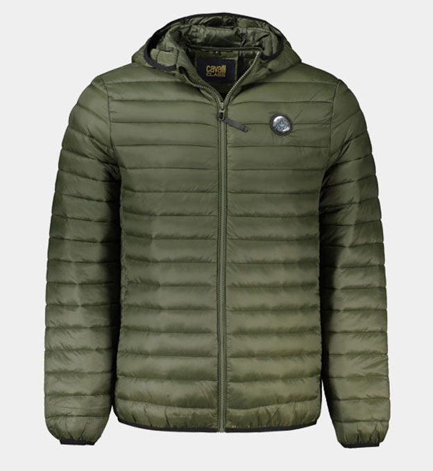 Cavalli Class Jacket Mens Green