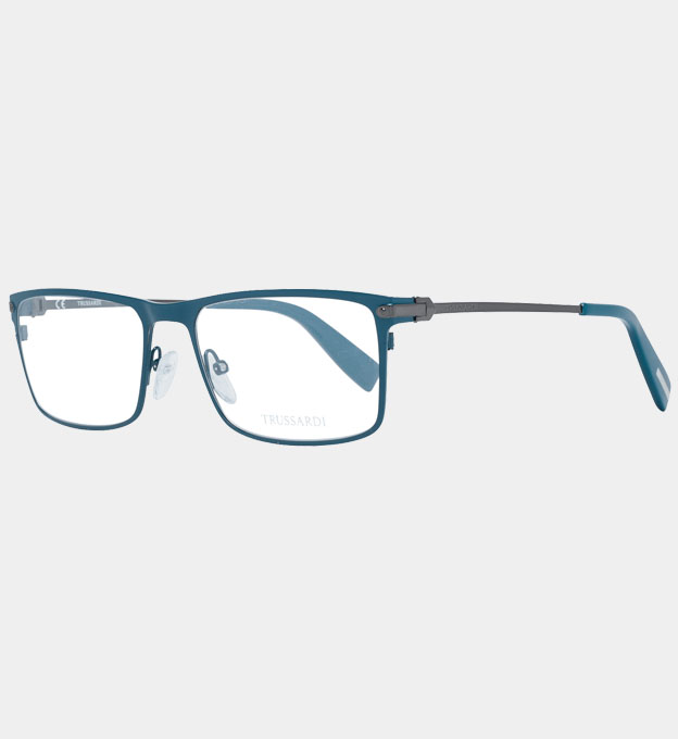 Trussardi Optical Frames Mens Blue Grey