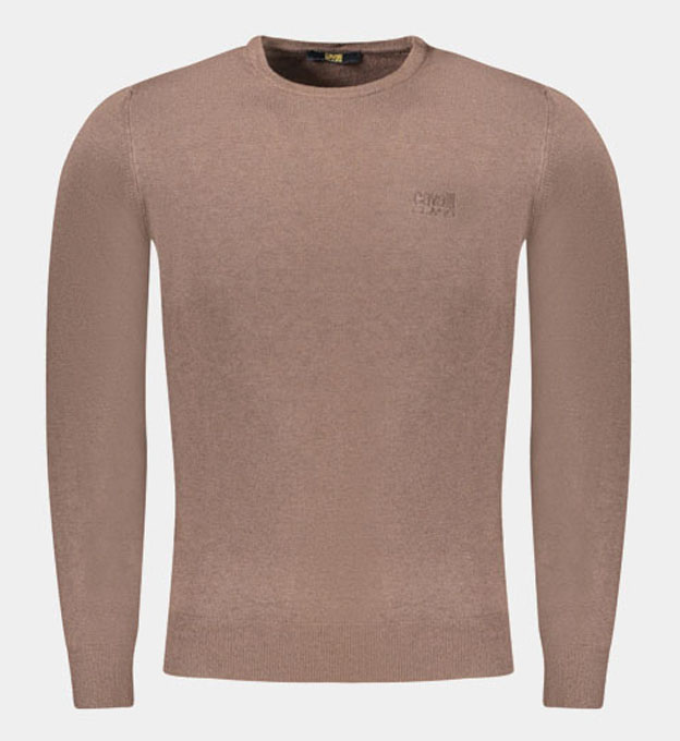 Cavalli Class Sweater Mens Brown