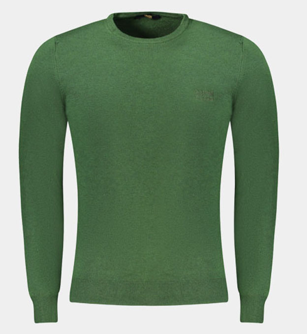 Cavalli Class Sweater Mens Green