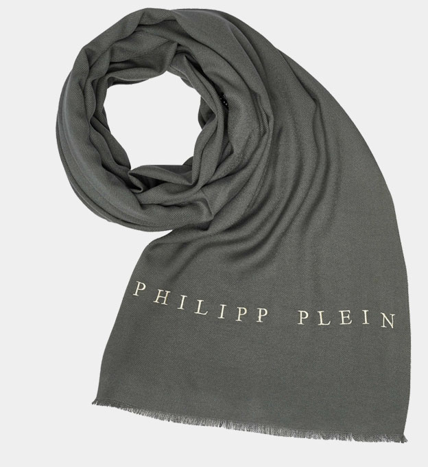 Philipp Plein Scarf Mens Grey