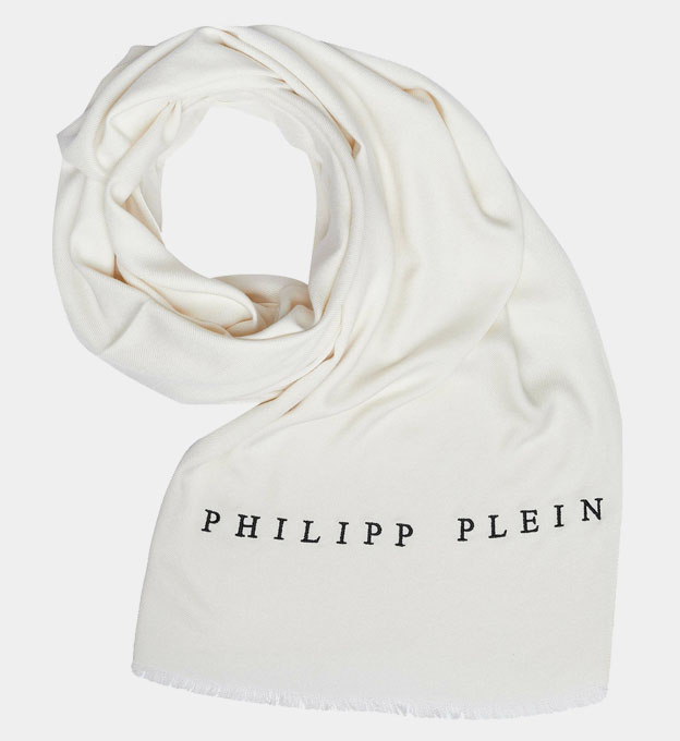 Philipp Plein Scarf Mens Beige