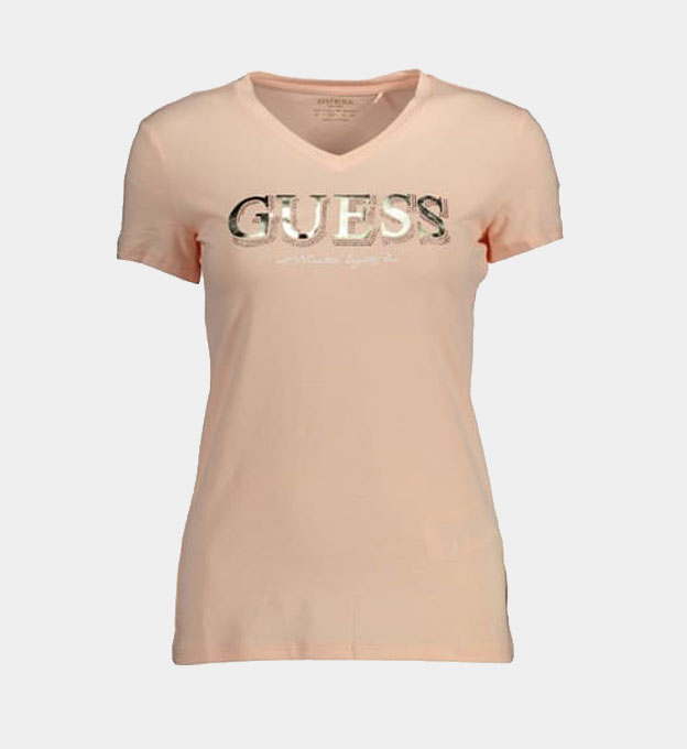 Guess Jeans T-shirt Womens Chilli Red
