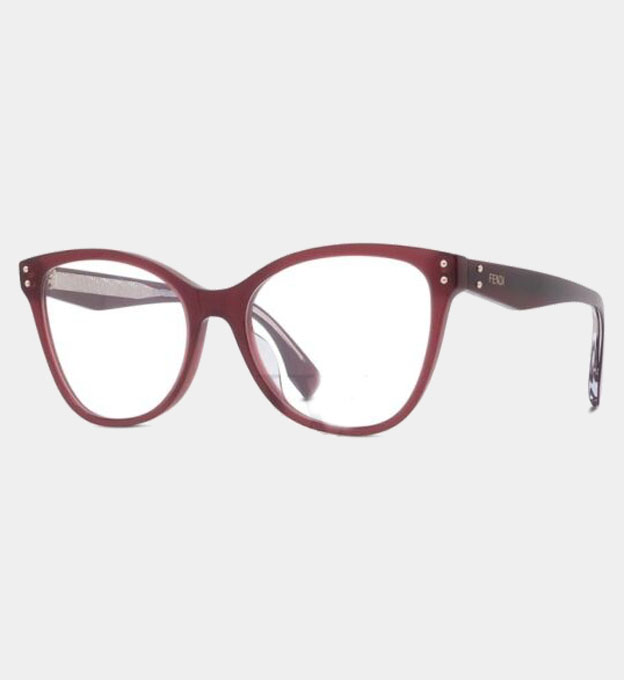 Fendi Optical Frames Womens Shiny Bordeaux