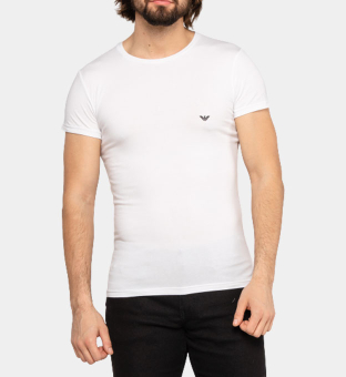 Emporio Armani Crew neck T-shirt Mens White