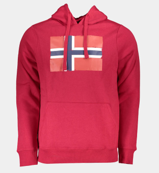 Norway 1963 Hoody Mens Red