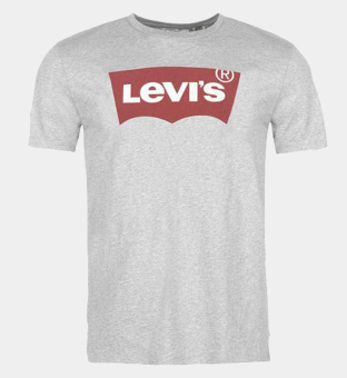 Levis Batwing Logo T-shirt Mens Grey