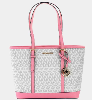 Michael Kors Shoulder Bag Womens Pink Grey