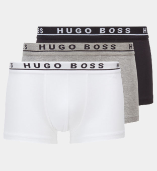 Hugo Boss 3 Pack Trunks Mens Assorted