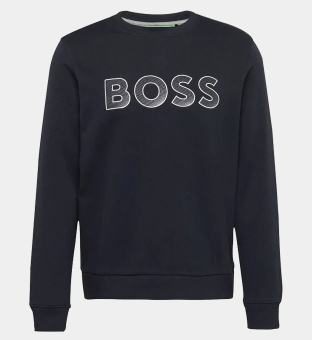 Hugo Boss Classic Crewneck Sweatshirt Mens Dark Blue
