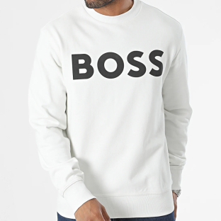 Hugo Boss Relaxed-Fit Sweatshirt Mens Natural
