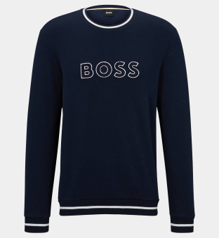 Hugo Boss Boss Contem Sweatshirt Mens Dark Blue