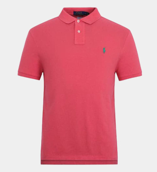 Ralph Lauren Mesh Polo Shirt Mens Fuschia Pink