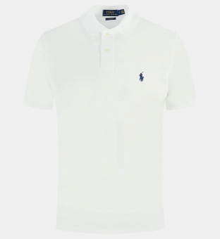 Ralph Lauren Polo Shirt Mens White