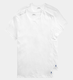 Ralph Lauren 2 Pack T-shirts Mens White